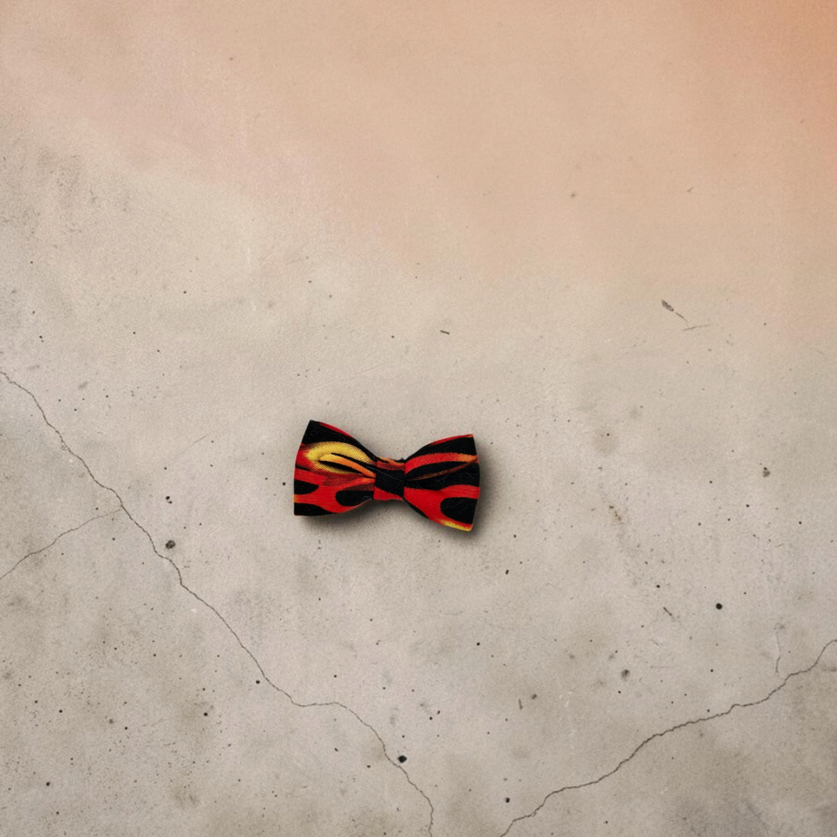 Flames Bow Tie