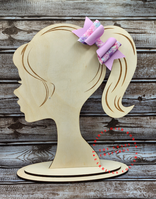 Purple Hair Bows