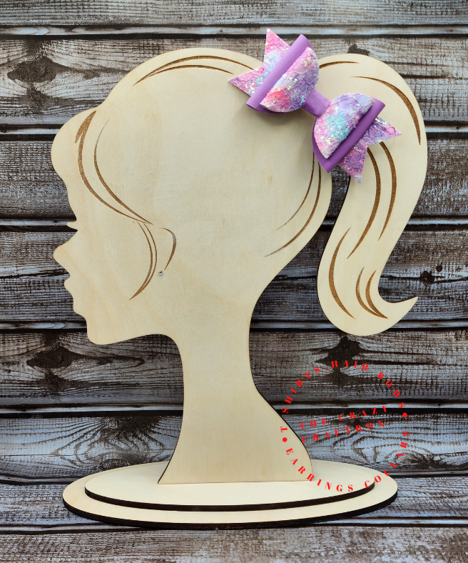 Purple Hair Bows