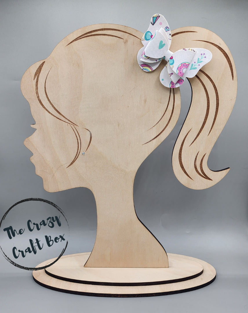 Faux Leather Butterfly Hair Bow – Layered Glitter Boutique Style