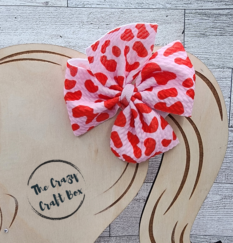 Pink & Red Cow