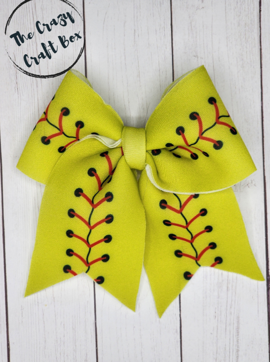 Softball Hairbow