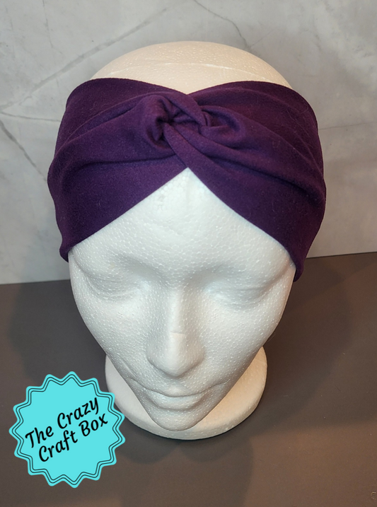 Purple Twist Headband