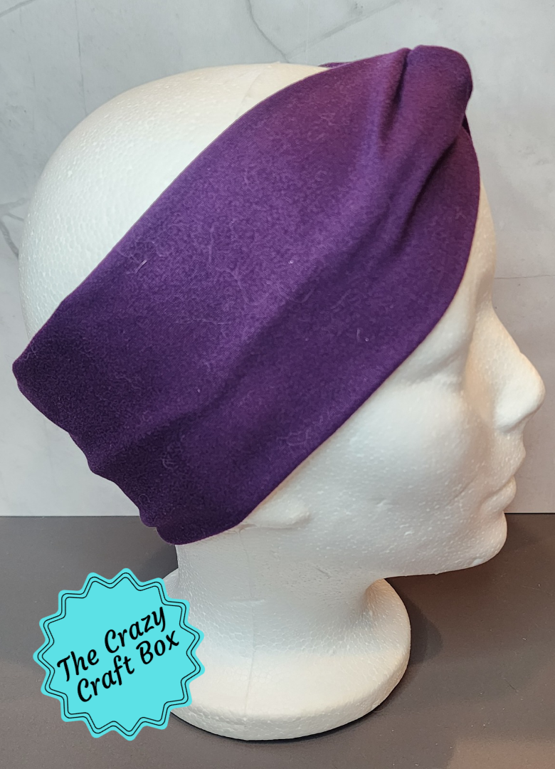 Purple Twist Headband