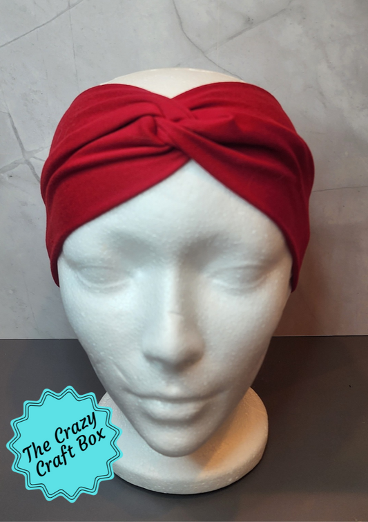 Red Twist Headband