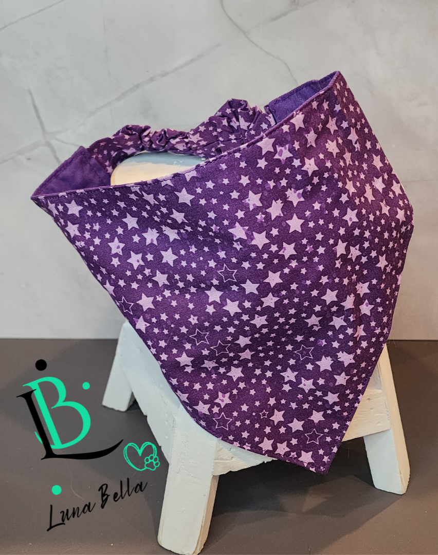 Purple Star Pet Bandana