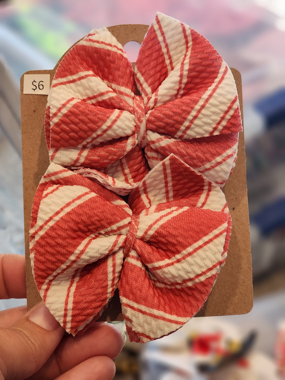 Red/White Bows