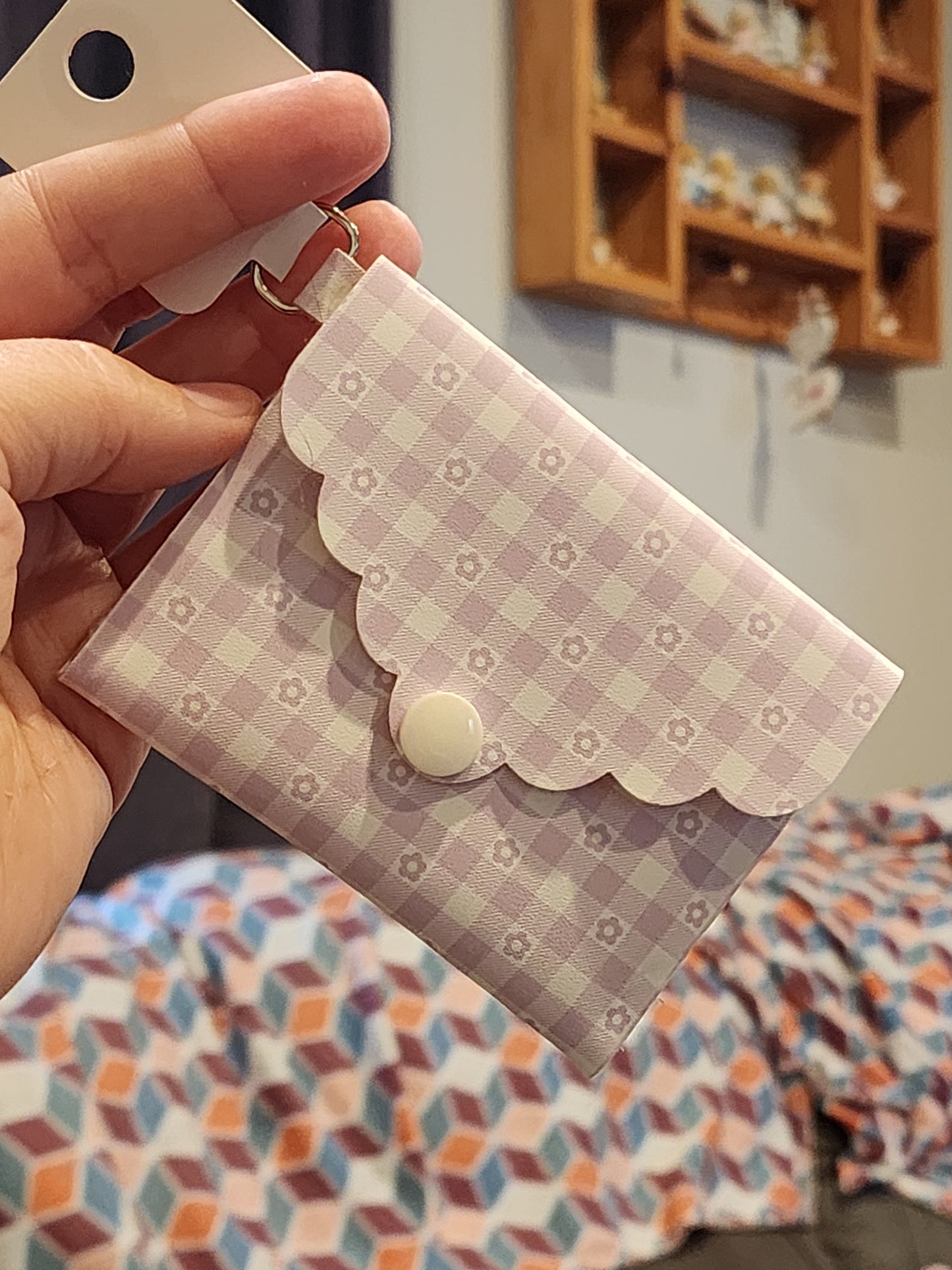 Card/coin wallet keychain