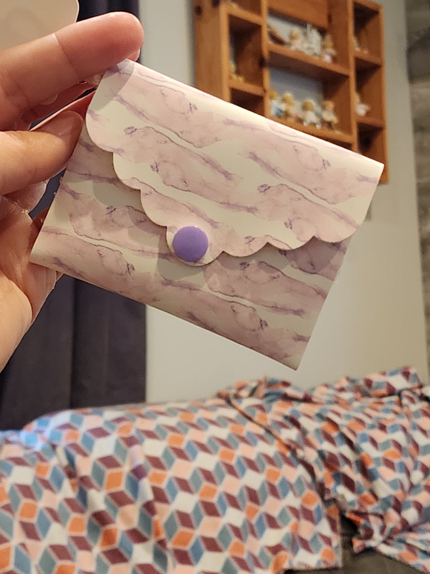 Card/coin wallet keychain