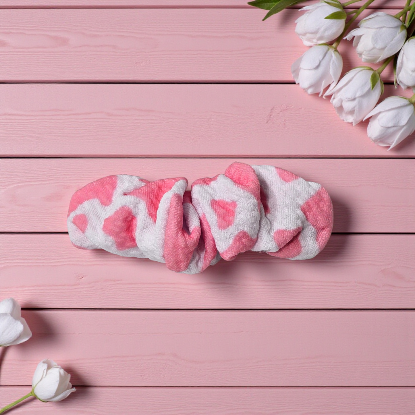Barrettes for Women & Girls – Handmade Fabric Hair Clips | Polka Dot, Pink, Rainbow Swirl | Stylish Hair Accessories, Gifts, Party Favors