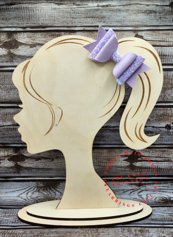 Purple Hair Bows