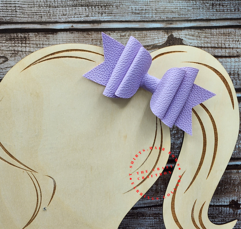 Purple Hair Bows