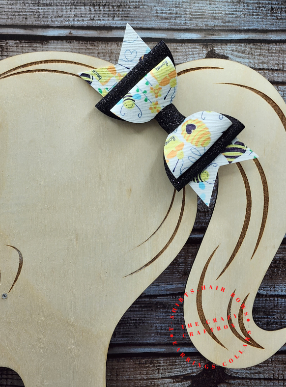 Bee Hair Bows