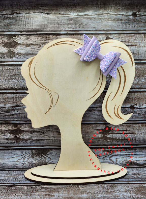 Purple Hair Bows
