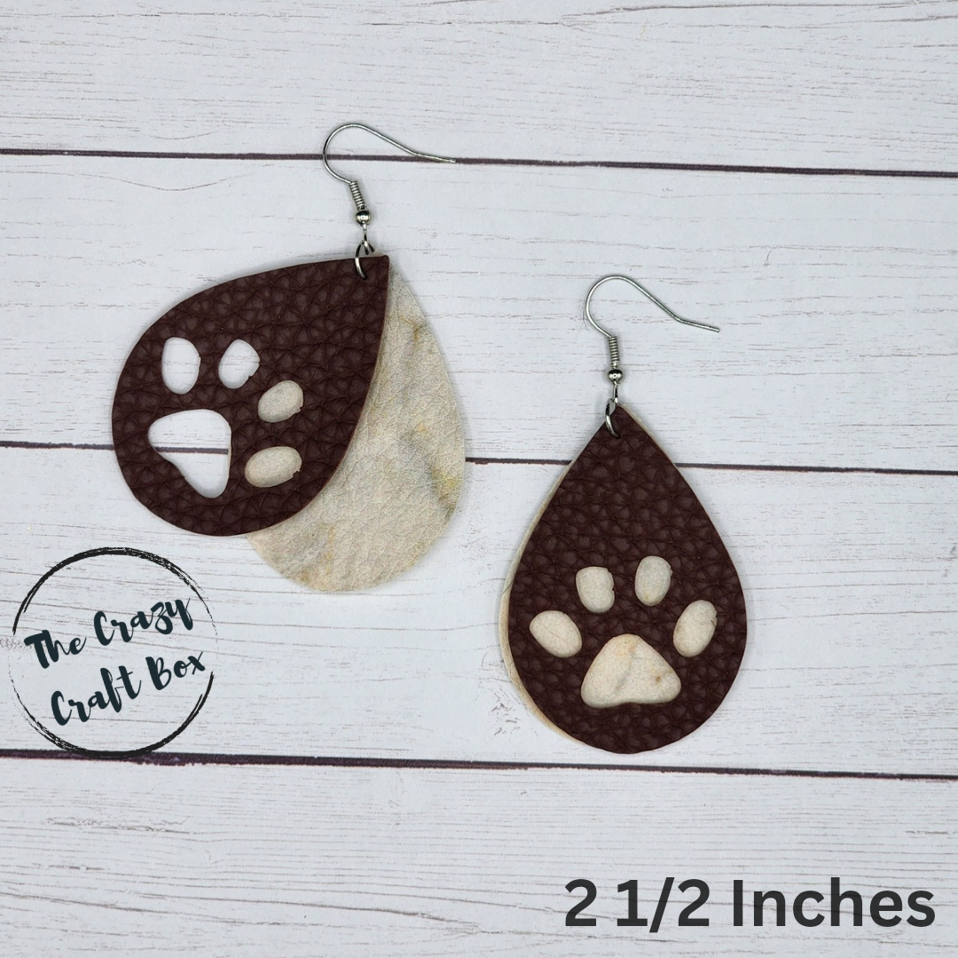 Paw Print Earrings