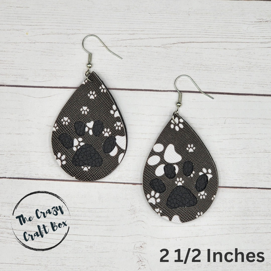 Paw Print Earrings