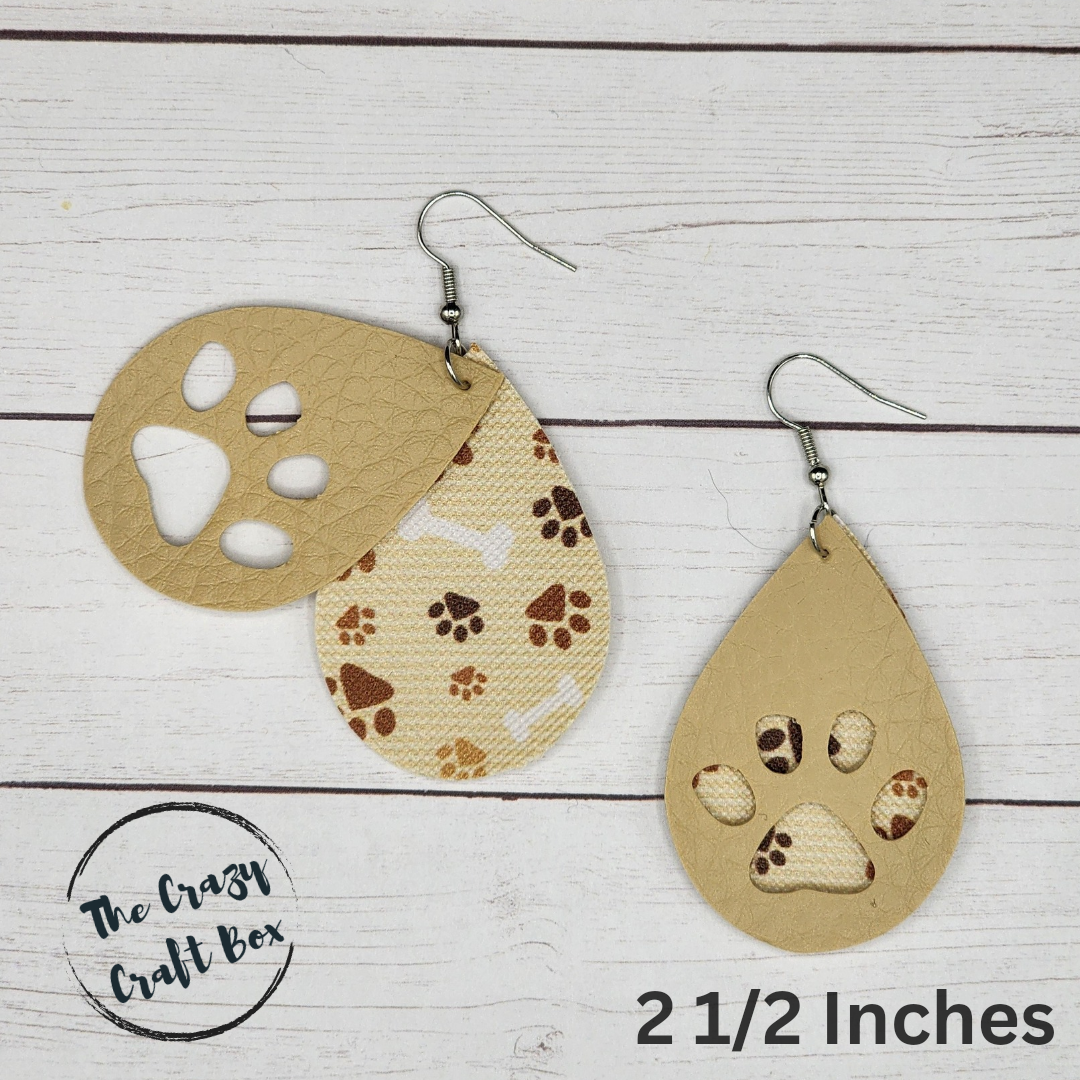 Paw Print Earrings