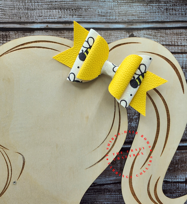 Bee Hair Bows