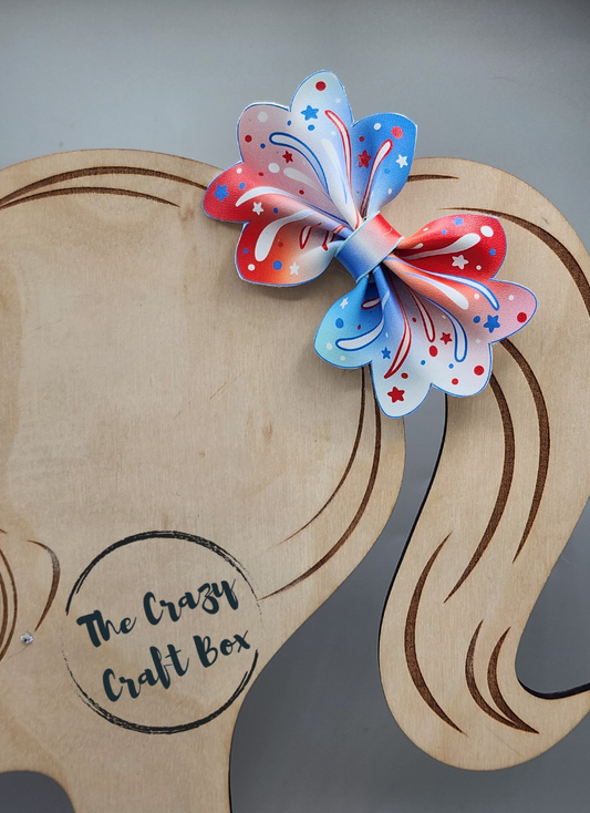 Firework Hair Bow