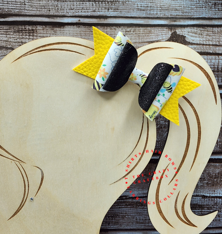 Bee Hair Bows