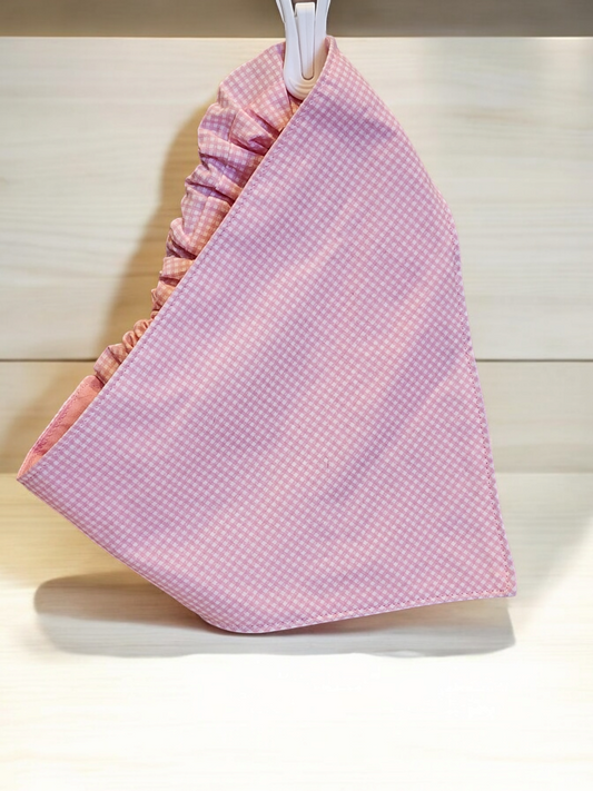 Pink Gingham Bandanas