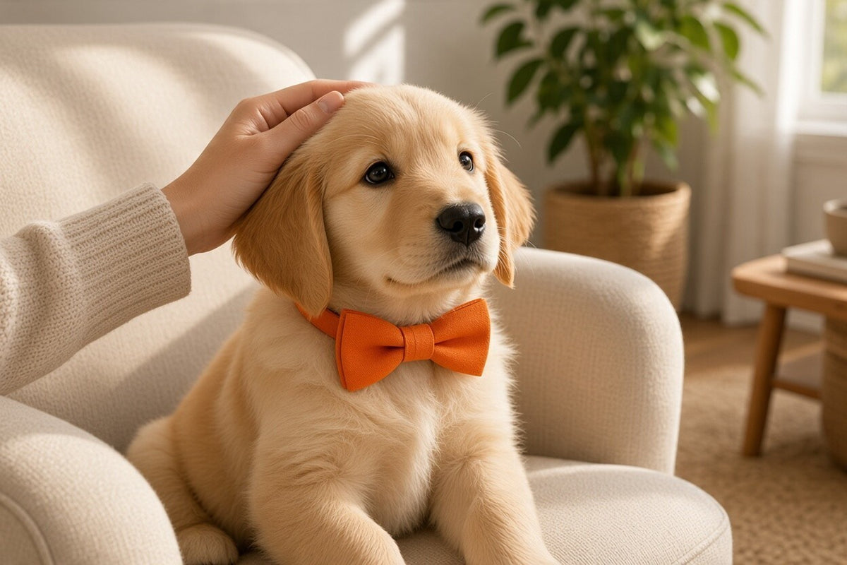 Orange Bow Tie