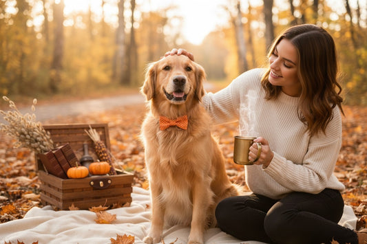 Orange Polka Dot Bow Tie