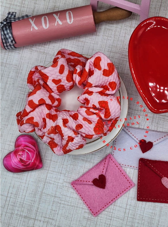Pink & Red Cow Print