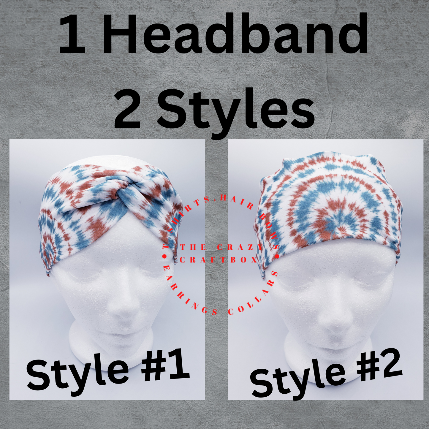 Flag Heart Headband
